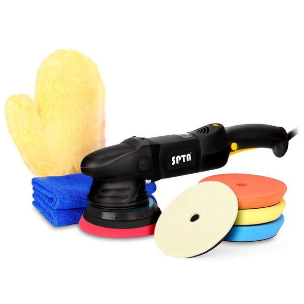 spta 5inch(125mm) 15mm electric dual action polisher for car portable mini buffing polishing machine with polishing pad glove
spta 5inch(125mm) 15mm electric dual action polisher for car portable mini buffing polishing machine with polishing pad glove