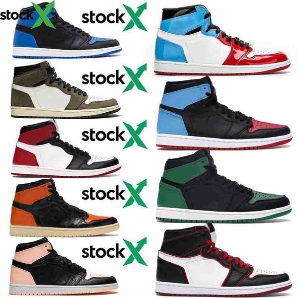 stock x brand basketball mens jumpman sports shoes 1s 1 womens trainers crimson tint travis scotts unc banned bred fashion sneakers, Black
stock x brand basketball mens jumpman sports shoes 1s 1 womens trainers crimson tint travis scotts unc banned bred fashion sneakers, Black