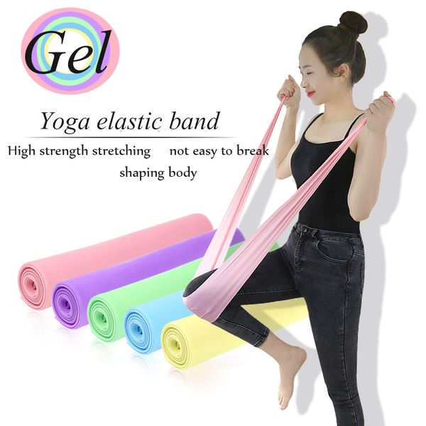 resistance bands fitness yoga with back open shoulder training tension rope piece silicon gel stretch belt
resistance bands fitness yoga with back open shoulder training tension rope piece silicon gel stretch belt