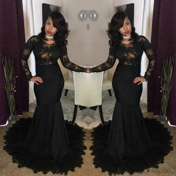 african black prom dresses mermaid jewel neck lace appliques long sleeves evening gowns african girls party wear
african black prom dresses mermaid jewel neck lace appliques long sleeves evening gowns african girls party wear