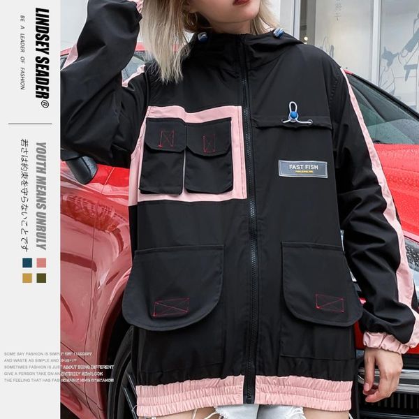 women's jackets women men's mens hip hop hooded jacket windbreaker harajuku vintage camo coat autumn camouflage streetwear outwear, Black;brown
women's jackets women men's mens hip hop hooded jacket windbreaker harajuku vintage camo coat autumn camouflage streetwear outwear, Black;brown