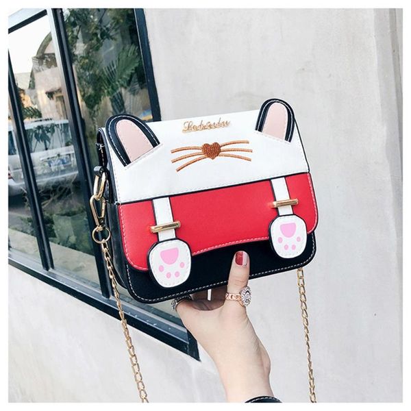 cute cat pattern shoulder bag women 2019 wild messenger bags ladies fashion one-shoulder small square mini bag bolsa feminina
cute cat pattern shoulder bag women 2019 wild messenger bags ladies fashion one-shoulder small square mini bag bolsa feminina