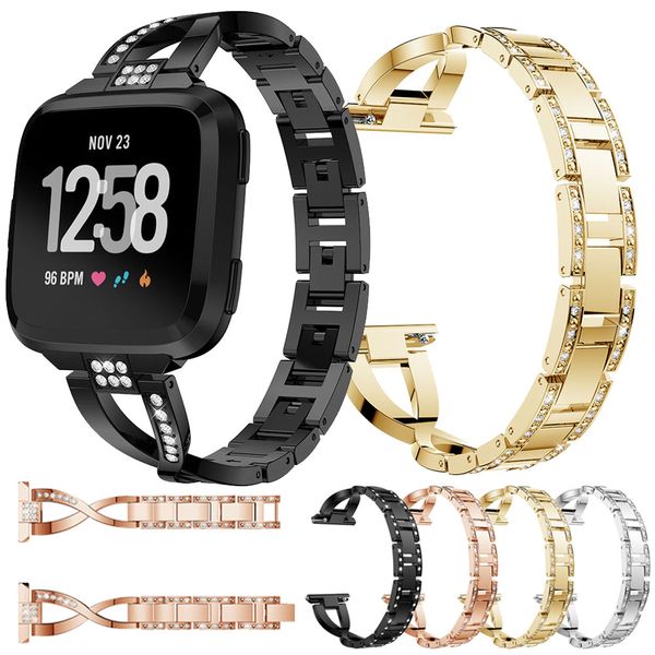 stainless steel watch wrist band strap for versa smart watch replacement metal wristband rhinestone bracelet for versa, Black;brown
stainless steel watch wrist band strap for versa smart watch replacement metal wristband rhinestone bracelet for versa, Black;brown