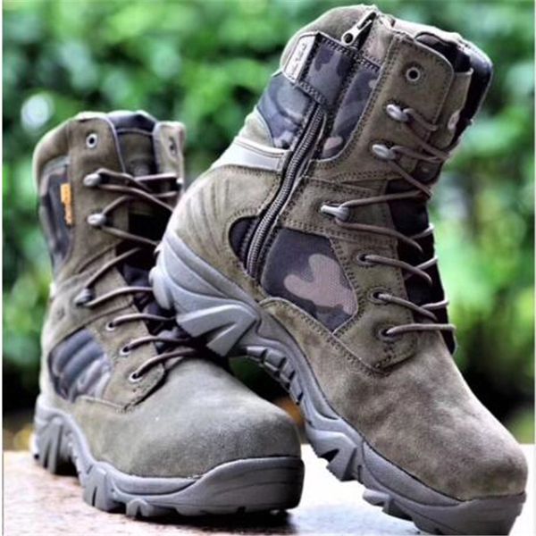 new green camouflage hiking shoes professional outdoor tactical boots camping climbing rubber sole leather men sneakers
new green camouflage hiking shoes professional outdoor tactical boots camping climbing rubber sole leather men sneakers