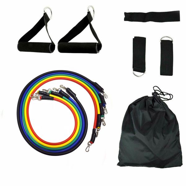 11pcs/Set Natural Rubber Latex Fitness Resistance Bands Exercise Tubes Practical Elastic Training Rope Yoga Pull Rope Pilates FY7007
11pcs/Set Natural Rubber Latex Fitness Resistance Bands Exercise Tubes Practical Elastic Training Rope Yoga Pull Rope Pilates FY7007