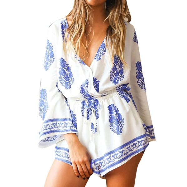 beach style holiday woman jumpsuit female overalls european streetwear playsuit rompers womens jumpsuit, Black;white 
beach style holiday woman jumpsuit female overalls european streetwear playsuit rompers womens jumpsuit, Black;white