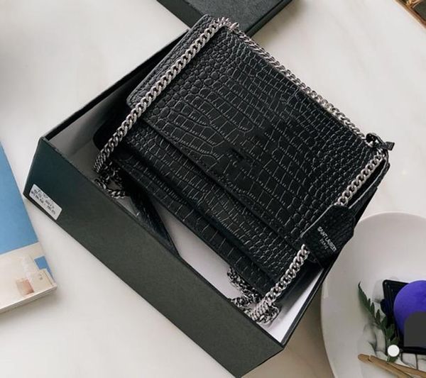 designer luxury handbag purse y purse bag alligator pattern designer bags women chain strap shoulder crossbody y purses bag