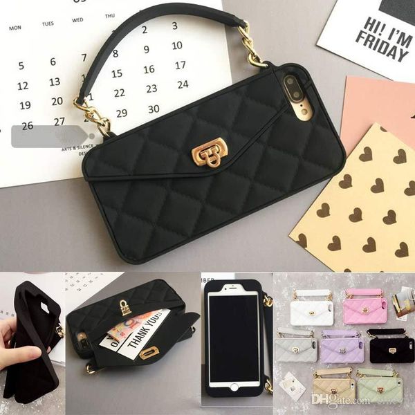 new luxury fashion soft silicone card bag metal clasp women handbag purse phone cover with chain for iphone 11 pro xs max xr x 8 7 6 6s plus
new luxury fashion soft silicone card bag metal clasp women handbag purse phone cover with chain for iphone 11 pro xs max xr x 8 7 6 6s plus
