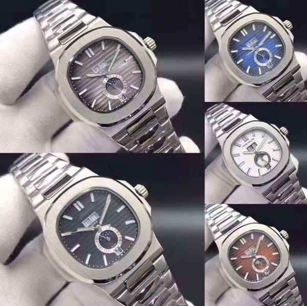 5726/1a-010 nautilus series high-end men's mechanical watches, sports series, sun, moon and stars function 40mm size, Slivery;brown
5726/1a-010 nautilus series high-end men's mechanical watches, sports series, sun, moon and stars function 40mm size, Slivery;brown