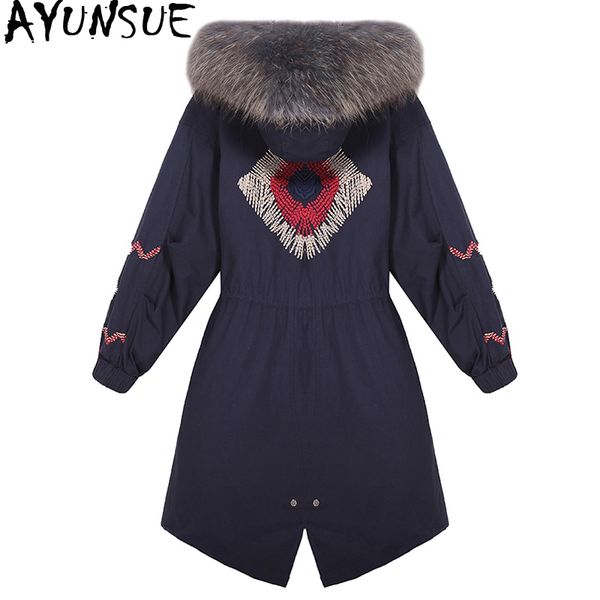 ayunsue women's down jacket woman hooded long winter coat women korean loose thick warm parka jackets camperas mujer kj443, Black
ayunsue women's down jacket woman hooded long winter coat women korean loose thick warm parka jackets camperas mujer kj443, Black