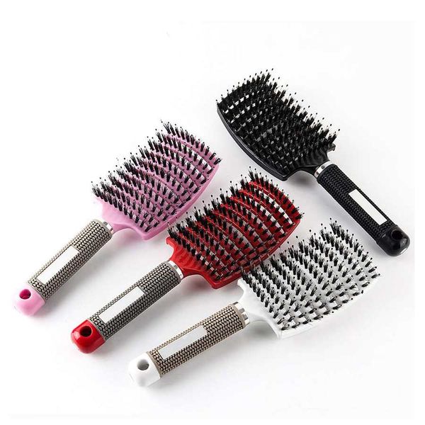 detangle hairbrush women wet comb hair brush professional hair brush massage comb brush for salon hair hairdresser hairdressing tools, Silver
detangle hairbrush women wet comb hair brush professional hair brush massage comb brush for salon hair hairdresser hairdressing tools, Silver