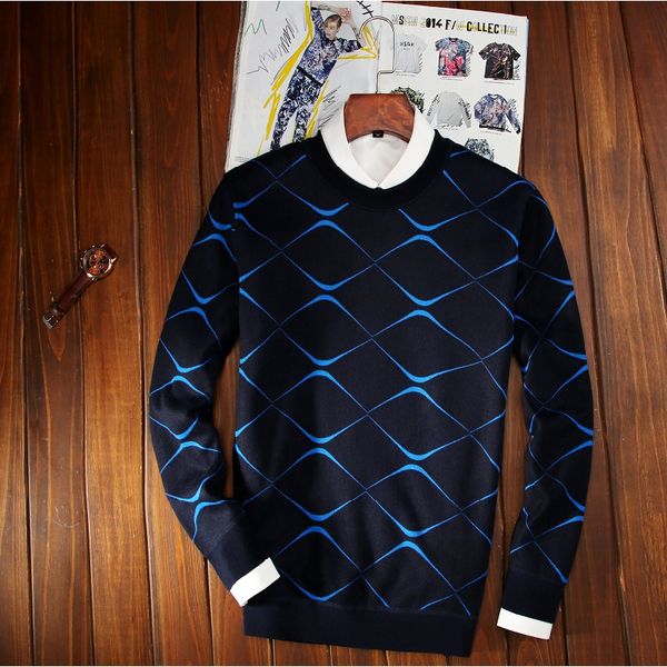 2018 autumn fashion brand casual sweater o-neck striped slim fit mens sweaters pullovers men pull homme contrast color knitwear, White;black
2018 autumn fashion brand casual sweater o-neck striped slim fit mens sweaters pullovers men pull homme contrast color knitwear, White;black