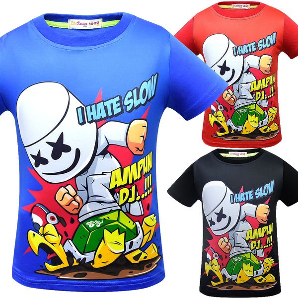 DJ Marshmello print T-shirts 2019 summer baby shirt Tops cartoon children Tees 9 styles fashion product Kids Clothing C6201
DJ Marshmello print T-shirts 2019 summer baby shirt Tops cartoon children Tees 9 styles fashion product Kids Clothing C6201