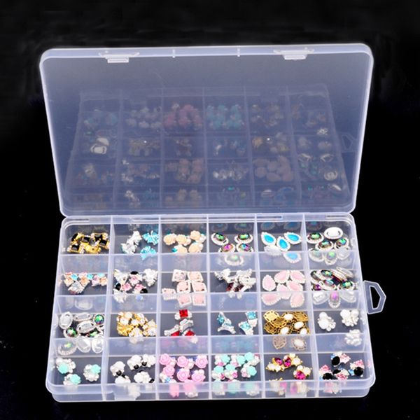 24grid transparent plastic box jewelry nail tips storage box case organizer compartments for jewelry rhinestone nail art decorat
24grid transparent plastic box jewelry nail tips storage box case organizer compartments for jewelry rhinestone nail art decorat
