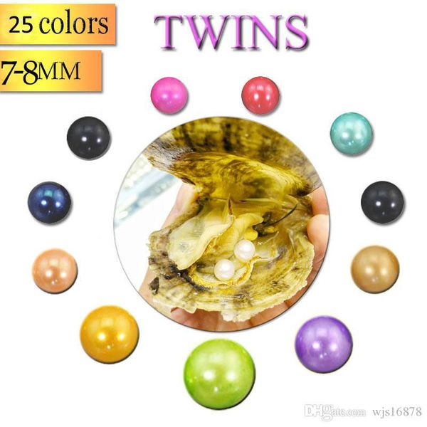 wholesale new akoya twins pearl oyster 2020 diy round 7-8mm 25 colors seawater natural cultured in fresh oyster pearl mussel farm supply, White
wholesale new akoya twins pearl oyster 2020 diy round 7-8mm 25 colors seawater natural cultured in fresh oyster pearl mussel farm supply, White