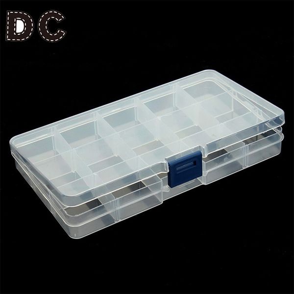 15 slots adjustable jewelry box tool organizer storage beads finding jewelry boxes plastic packaging ring gifts boxes f2414, Black
15 slots adjustable jewelry box tool organizer storage beads finding jewelry boxes plastic packaging ring gifts boxes f2414, Black