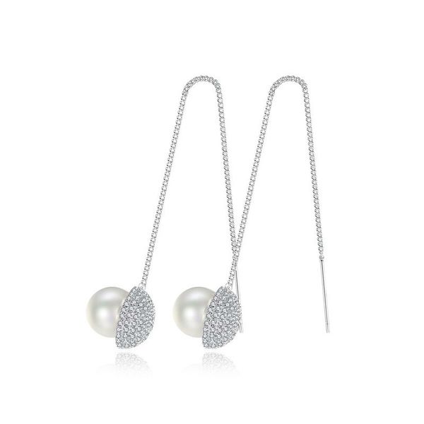 malanda brand fashion round pearls drop earrings for women zircon long dangle earrings silver color wedding jewelry gift
malanda brand fashion round pearls drop earrings for women zircon long dangle earrings silver color wedding jewelry gift