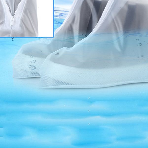 men women shoes covers for rain flats ankle boots cover pvc reusable non-slip cover for shoes with internal waterproof layer, White;pink
men women shoes covers for rain flats ankle boots cover pvc reusable non-slip cover for shoes with internal waterproof layer, White;pink