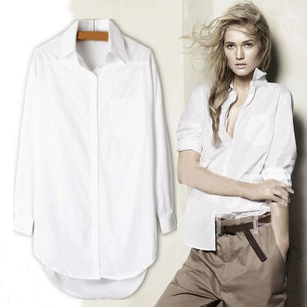 women's blouses & shirts elegant long blouse white shirt women ladies office 100% cotton casual fashion blusas femininas 0.24
women's blouses & shirts elegant long blouse white shirt women ladies office 100% cotton casual fashion blusas femininas 0.24