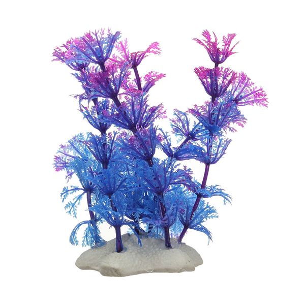11cm artificial plastic water plants fish tank aquarium decoration purple blue
11cm artificial plastic water plants fish tank aquarium decoration purple blue