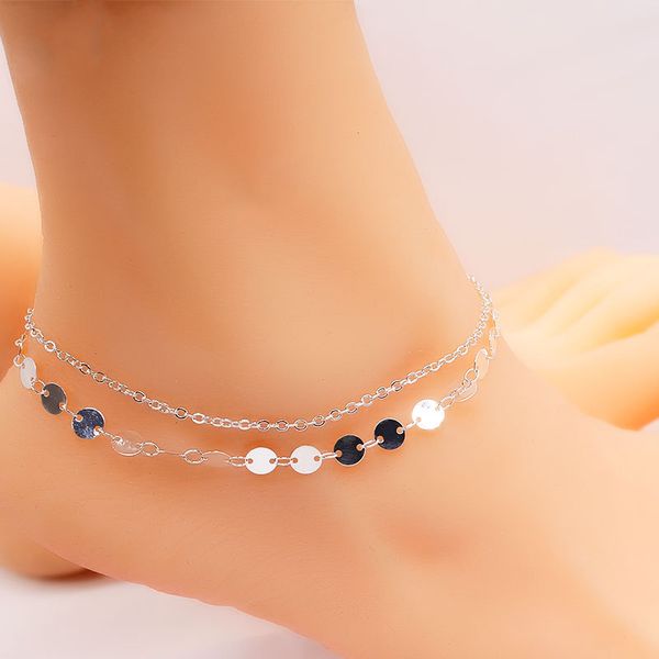 bohemian alloy multi-layer sequin anklet, trendy foot decoration, exquisite round piece, jewelry gift, Red;blue
bohemian alloy multi-layer sequin anklet, trendy foot decoration, exquisite round piece, jewelry gift, Red;blue