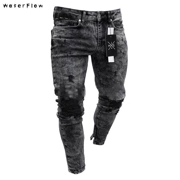 fashion men black jeans skinny ripped stretch slim new hip hop swag man casual denim holes jeans pants, Blue
fashion men black jeans skinny ripped stretch slim new hip hop swag man casual denim holes jeans pants, Blue