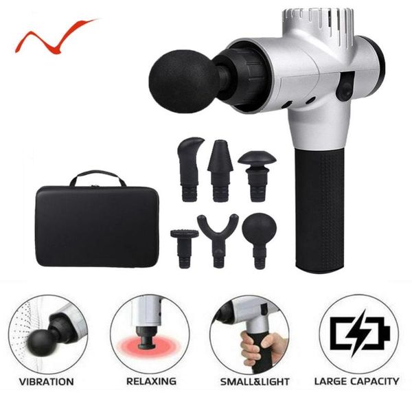 2019 massage gun deep relaxation therapy body massage vibration relaxing relief pains fascia with 6 heads
2019 massage gun deep relaxation therapy body massage vibration relaxing relief pains fascia with 6 heads