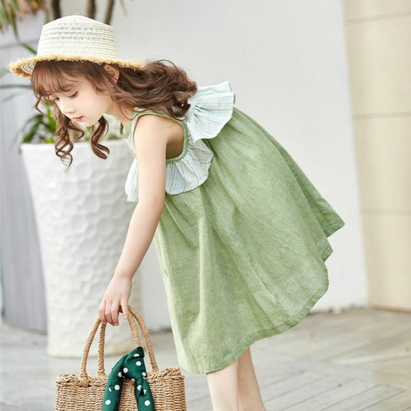 2020 summer children sleeveless clothes big girls ruffles casual dresses kids girls cotton dress stripe patchwork dress, Red;yellow
2020 summer children sleeveless clothes big girls ruffles casual dresses kids girls cotton dress stripe patchwork dress, Red;yellow