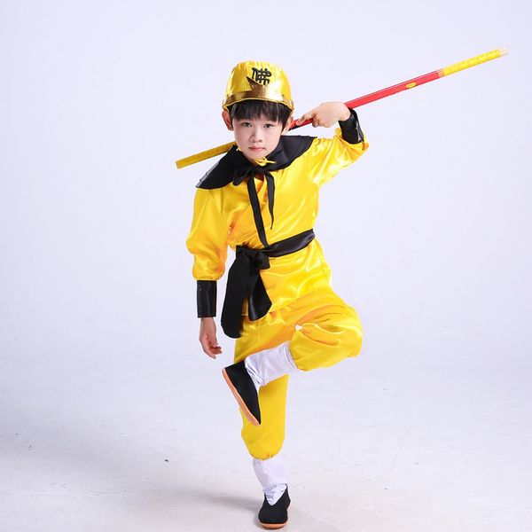 sun wukong costumes for children funny cosplay suit for boys monkey clothing yellow halloween cosplay costumes kids, Black;red
sun wukong costumes for children funny cosplay suit for boys monkey clothing yellow halloween cosplay costumes kids, Black;red
