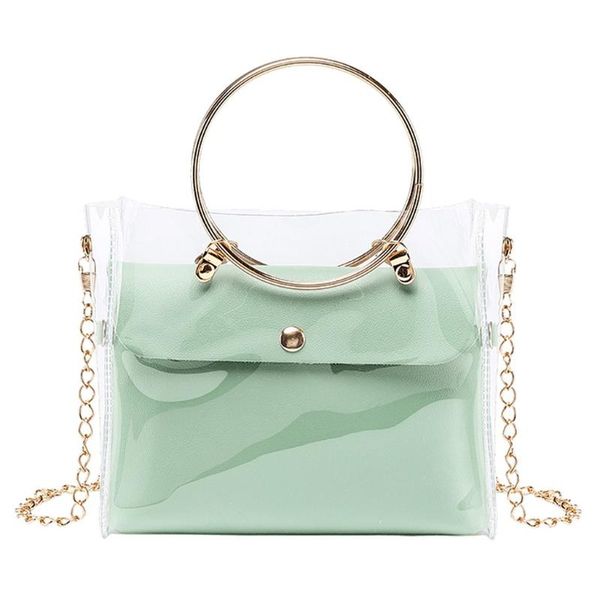 fashion solid womens transparent pvc female shoulder bag cute new green handbag versatile black shoulder messenger bag bolso
fashion solid womens transparent pvc female shoulder bag cute new green handbag versatile black shoulder messenger bag bolso