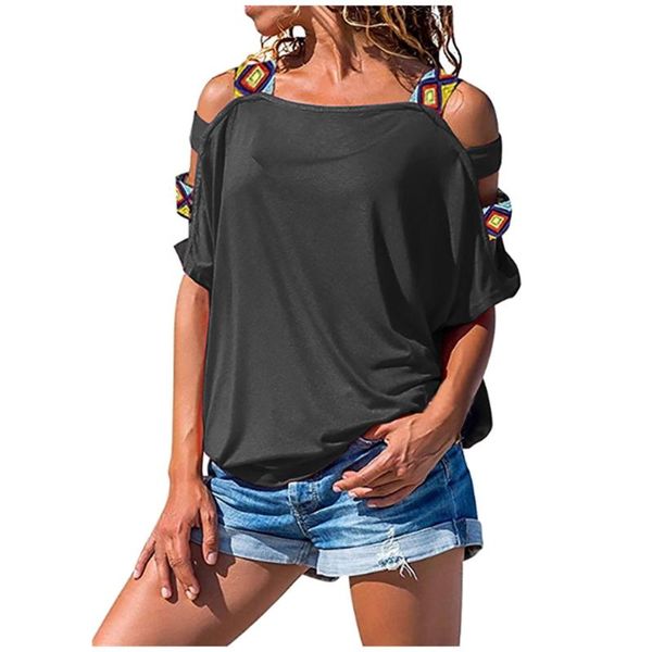 women's blouses & shirts fashion hollow out blouse cold shoulder o-neck loose casual summer ladies female women short sleeve blusas, White
women's blouses & shirts fashion hollow out blouse cold shoulder o-neck loose casual summer ladies female women short sleeve blusas, White