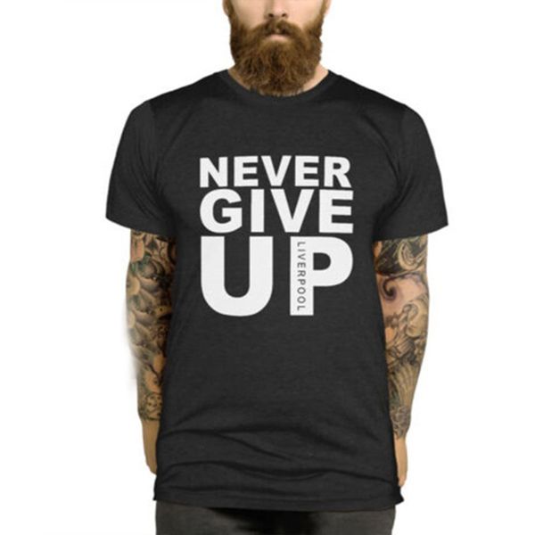 letter men's t shirt summer 2020 fashion casual never give up printed short sleeves plus size black white graytshirt s-5xl, White;black
letter men's t shirt summer 2020 fashion casual never give up printed short sleeves plus size black white graytshirt s-5xl, White;black
