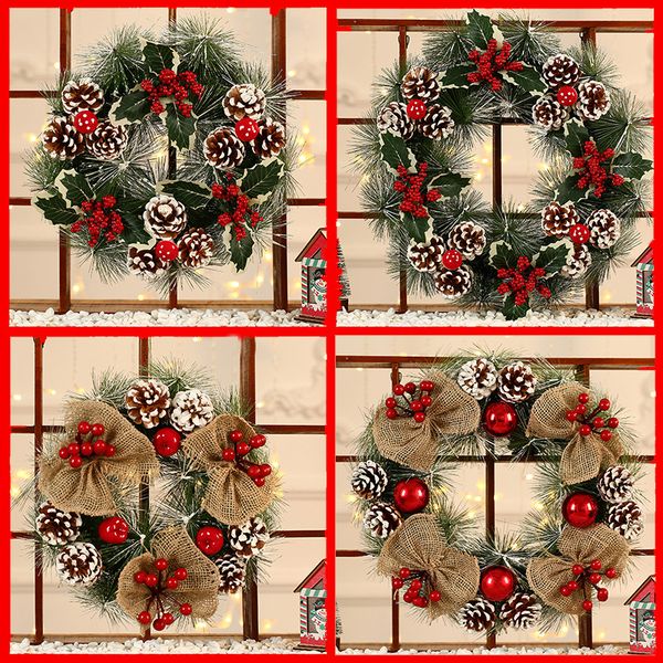 pine cone christmas wreath handmade rattan pendant garland mall cafe home party festive christmas tree door wall decoration
pine cone christmas wreath handmade rattan pendant garland mall cafe home party festive christmas tree door wall decoration