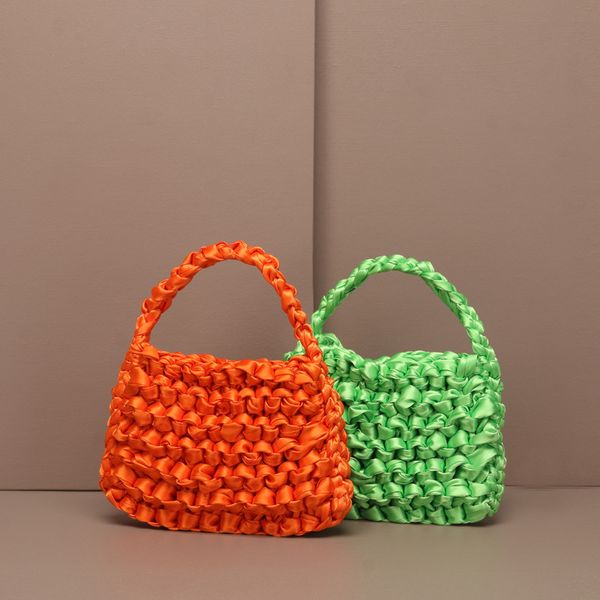 small bag satin bag fluorescent green handmade mini hollow handbag women pink ladies hand bags tote bags
small bag satin bag fluorescent green handmade mini hollow handbag women pink ladies hand bags tote bags