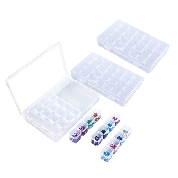 3pcs diamond embroidery box each clear storage box with 28 mini compartments grids 5d diamond painting and cross stitch tools ac
3pcs diamond embroidery box each clear storage box with 28 mini compartments grids 5d diamond painting and cross stitch tools ac