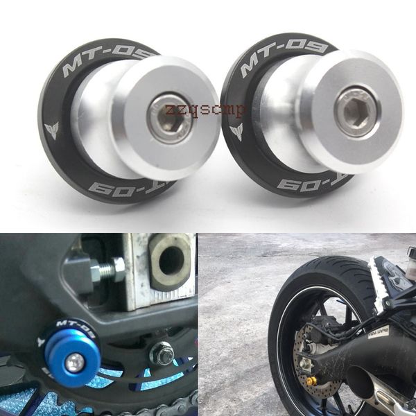 motorcycle swingarm spools slider 6mm stand screws for yamaha mt09 mt-09 fj-09 fz-09 2014-2015 cnc aluminum parts silver
motorcycle swingarm spools slider 6mm stand screws for yamaha mt09 mt-09 fj-09 fz-09 2014-2015 cnc aluminum parts silver