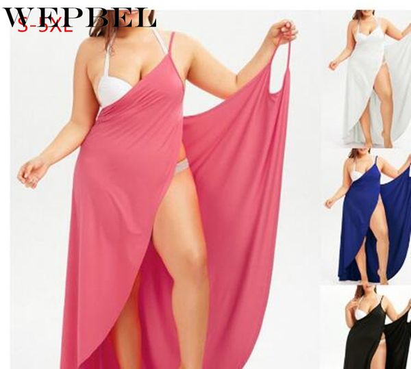 wepbel women fashion sleeveless solid color cotton casual beach wear wrap cover up dress plus size s-5xl, Black;gray
wepbel women fashion sleeveless solid color cotton casual beach wear wrap cover up dress plus size s-5xl, Black;gray