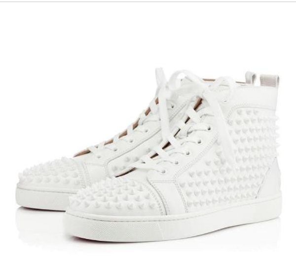 Men Women Designer Brand Red Bottom Shoes Fashion Spikes Studded Spikes Flats Sneakers Comfortable Party Lovers Leather Casual Shoes C10
Men Women Designer Brand Red Bottom Shoes Fashion Spikes Studded Spikes Flats Sneakers Comfortable Party Lovers Leather Casual Shoes C10