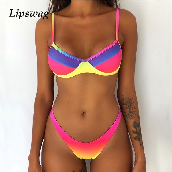 gradient underwire bikini set swimsuit women push up bikini swimwear brazilian padded biquini bathing suit maillot femme
gradient underwire bikini set swimsuit women push up bikini swimwear brazilian padded biquini bathing suit maillot femme