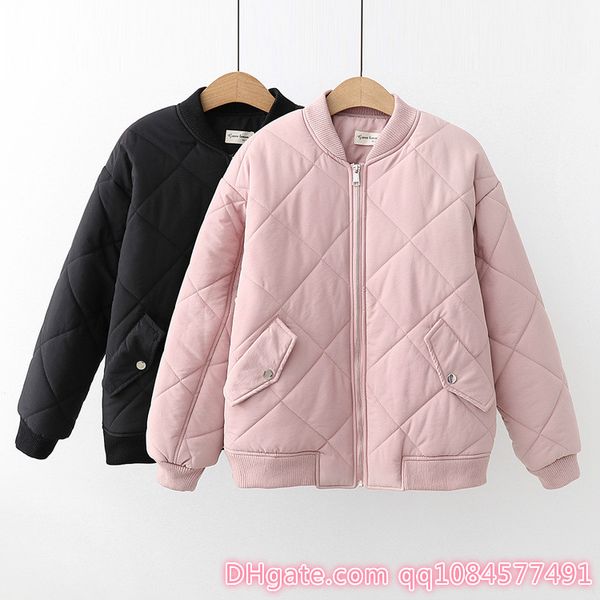 2019 women argyle bomber jacket solid color padded long sleeve flight jackets casual coats ladies punk outwear capa size m-3xl, Black;brown
2019 women argyle bomber jacket solid color padded long sleeve flight jackets casual coats ladies punk outwear capa size m-3xl, Black;brown