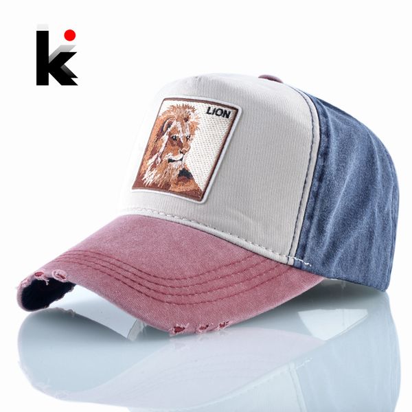 spring baseball cap men women fashion lion embroidery snapback hat summer cotton grinding washed denim hip hop bone casquette, Blue;gray
spring baseball cap men women fashion lion embroidery snapback hat summer cotton grinding washed denim hip hop bone casquette, Blue;gray