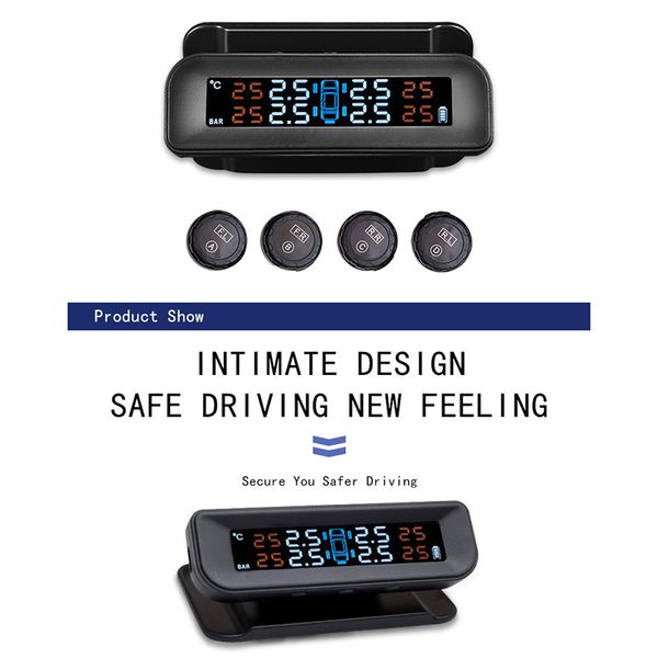 car tire pressure monitoring system solar power wireless tpms real-time displays b88
car tire pressure monitoring system solar power wireless tpms real-time displays b88