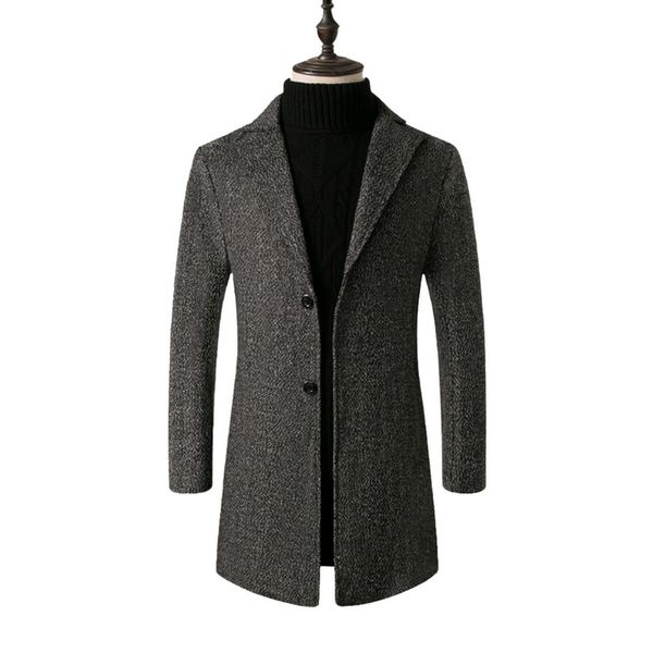 2019 new men wool blends suits design wool coat casual winter thick warm trench coat windbreaker jackets drop shipping, Black
2019 new men wool blends suits design wool coat casual winter thick warm trench coat windbreaker jackets drop shipping, Black