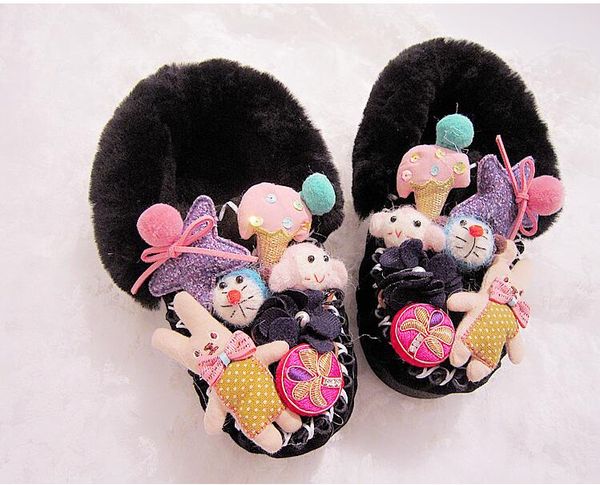 exclusive custom autumn and winter models cute cute doll fur flat flat black shoes doll shoes
exclusive custom autumn and winter models cute cute doll fur flat flat black shoes doll shoes