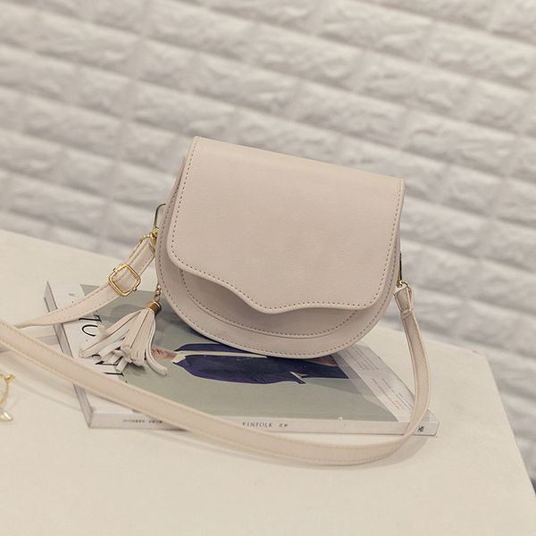 new style solid color tassel shaped female bag young fashion saddle bag women's crossbody shoulder pu small
new style solid color tassel shaped female bag young fashion saddle bag women's crossbody shoulder pu small