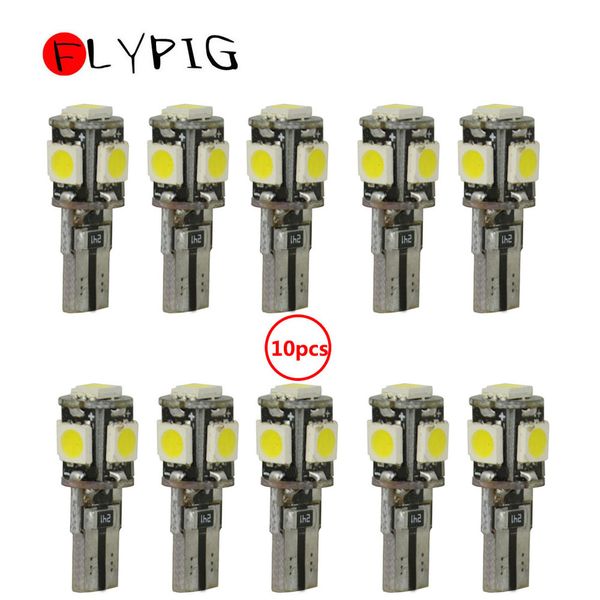 10x t10 white led canbus for error 5smd car wedge light bulb 168 194 w5w
10x t10 white led canbus for error 5smd car wedge light bulb 168 194 w5w