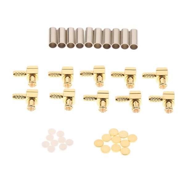 10pcs mcx connector male plug nut rf coax crimp for rg316 rg174 lmr100 cable right angle goldplated wire connectors
10pcs mcx connector male plug nut rf coax crimp for rg316 rg174 lmr100 cable right angle goldplated wire connectors