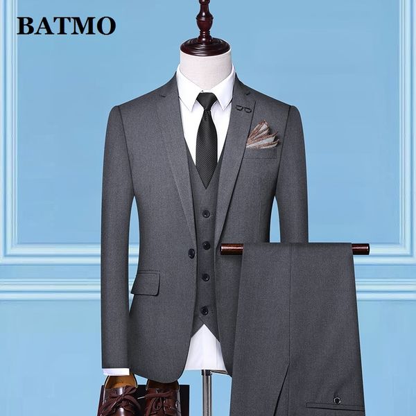 batmo 2019 new arrival spring black casual suits men ,men's wedding dress,plus-size s-4xl ad1818, White;black
batmo 2019 new arrival spring black casual suits men ,men's wedding dress,plus-size s-4xl ad1818, White;black