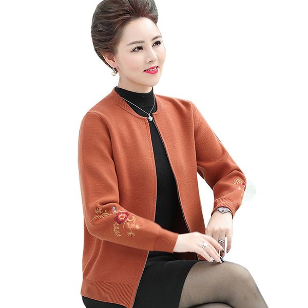 fashion o-neck sweaters women casual short coats 2019 spring new plus size loose embroidery knitted cardigan coats woman, White
fashion o-neck sweaters women casual short coats 2019 spring new plus size loose embroidery knitted cardigan coats woman, White