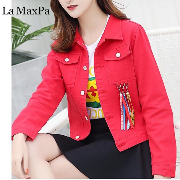 2019 spring autumn denim jacket women short coat ladies jackets turn down collar slim jean for women, Black;brown
2019 spring autumn denim jacket women short coat ladies jackets turn down collar slim jean for women, Black;brown